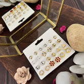 Vriksham 12 Pairs Combo Earrings Set-G17722